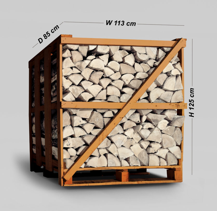 Sterling Silver Birch Firewood - XL Crate
